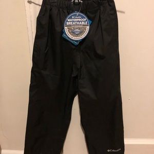 Boys Pants XXS -Columbia Waterproof Breathable NWT